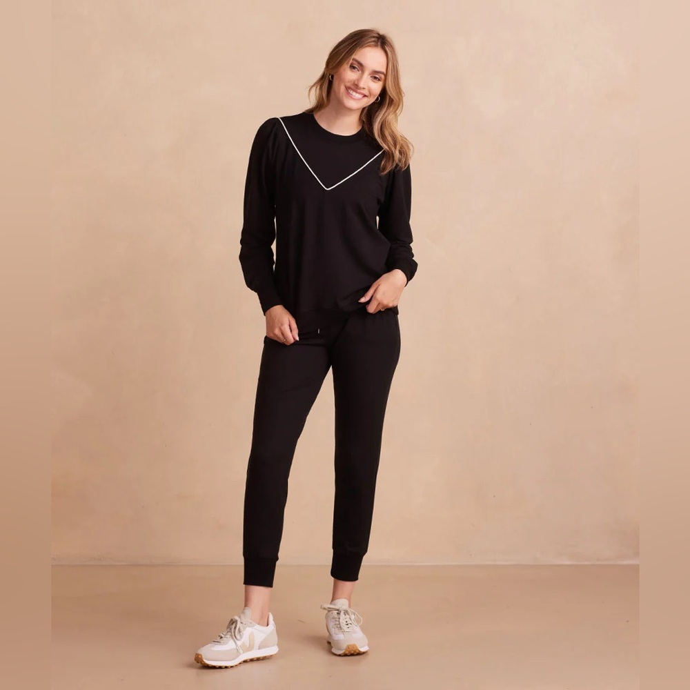 SUMMERSALT The Softest French Terry Jogger Black Size Large